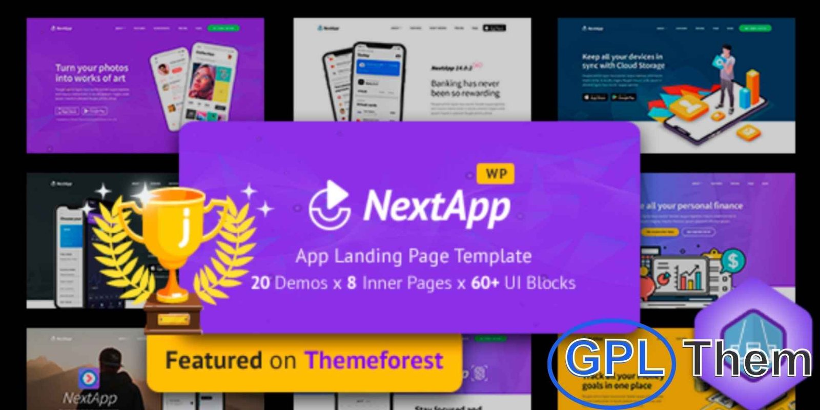 NextApp – App Landing WordPress Theme NextApp – App Landing WordPress Theme