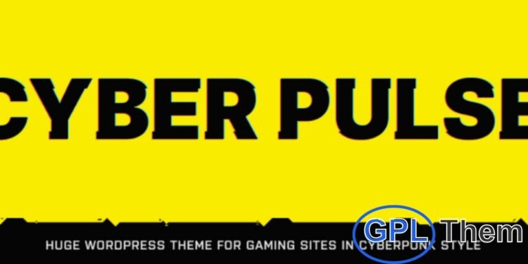 CyberPulse – Gaming & eSports WordPress Theme CyberPulse is a dynamic WordPress theme designed specifically for gamers, eSports tournaments, and gaming studios. Featuring a sleek Cyberpunk-inspired design, this theme provides a stylish and immersive experience for gaming communities.