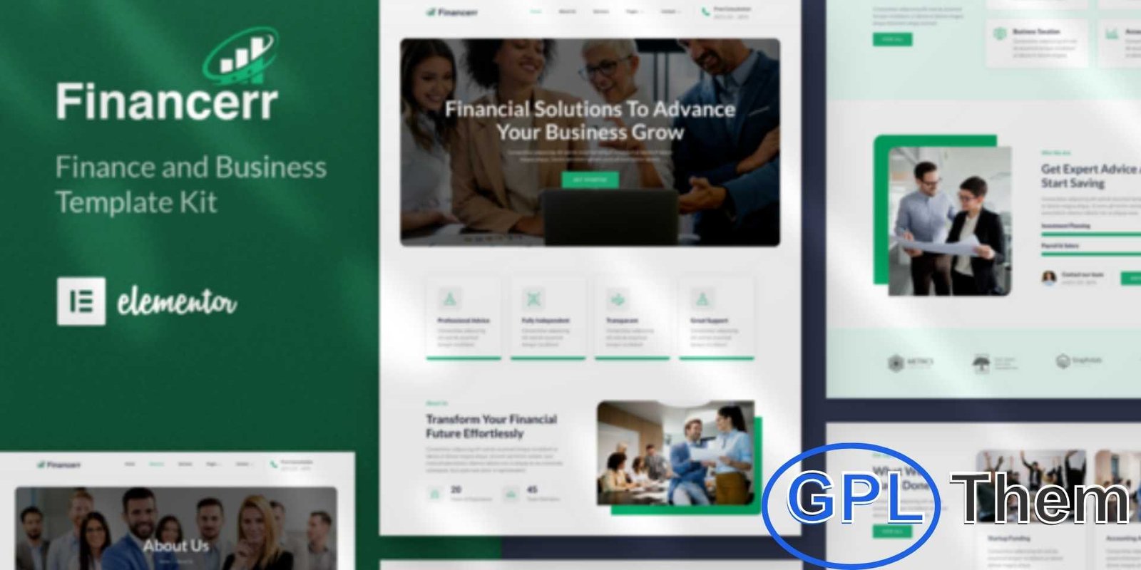 Financerr – Business & Finance Template Kit Financerr – Business & Finance Elementor Template Kit Financerr is a modern and professional Elementor Template Kit built for finance, business, and consulting websites. It is ideal for financial services, finance companies, accountants, financial advisors, investment firms, and insurance providers.