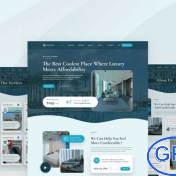 Hotelor – Hotel & Resort Elementor Pro Template Kit Hotelor is a modern Elementor Pro Template Kit designed for hotels, resorts, and accommodation businesses. Perfect for guesthouses, hostels, villas, spas, travel agencies, and tourism services, it allows you to create a professional and visually appealing website effortlessly.