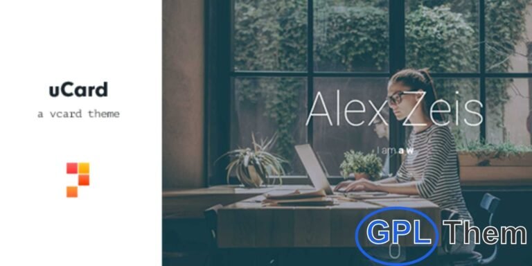 uCard – Animated vCard WordPress Theme uCard is a modern and creative WordPress vCard theme designed to showcase your online identity in style.