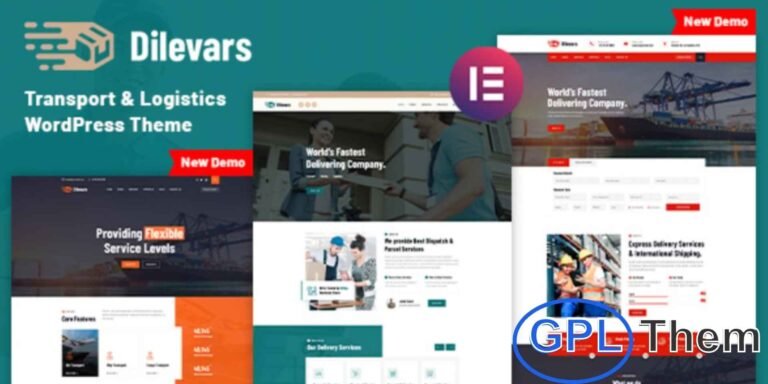 Dilevars – Transportation & Logistics WordPress Theme