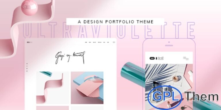 UltraViolette – Design Portfolio Theme