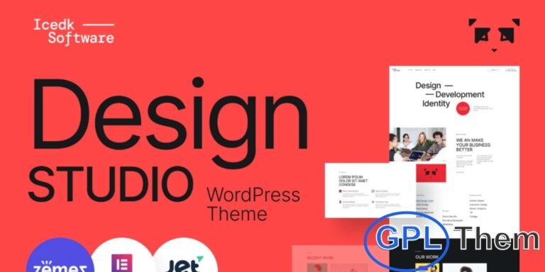 Icedk-Software – Design Studio WordPress Theme Icedk-Software is a premium WordPress theme crafted for design studios, marketing agencies, and advertising companies. With its modern, responsive design and versatile functionality, this theme makes it easy to build a professional website that showcases your services, portfolio, and creative projects.