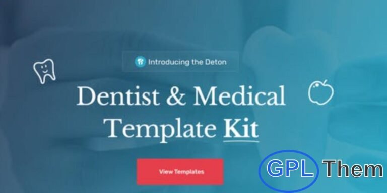 Denton – Dentist Elementor Template Kit Denton is a professional Elementor Template Kit designed specifically for dental clinics, dentists, and oral care practices. With its modern and clean design, it helps you showcase dental services, treatments, and team members effectively.