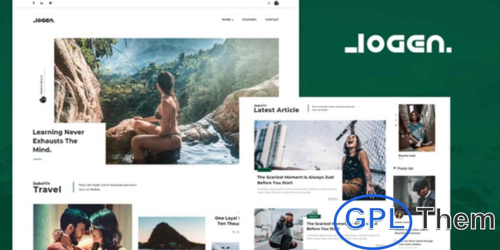 Logen – Lifestyle Blog Elementor Template Kit Logen – Lifestyle Blog Elementor Template Kit Logen is a modern Elementor Template Kit designed for lifestyle bloggers, magazine websites, and content creators. Featuring a clean, balanced, and fully responsive layout, it makes it easy to showcase articles, tips, and media in a visually appealing way.