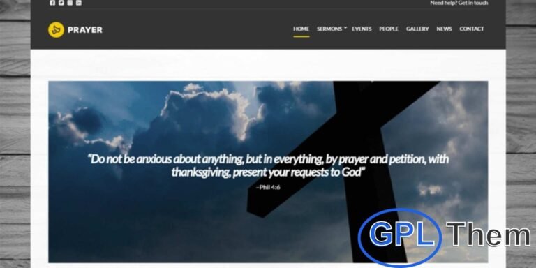 CSSIgniter – Prayer WordPress Theme