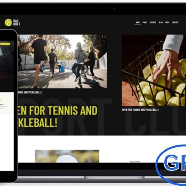 Racquet – Tennis, Badminton & Squash WordPress Theme Racquet is a modern and stylish WordPress theme designed for tennis clubs, badminton centers, squash courts, personal trainers, and sports schools. Perfect for sports enthusiasts, it also works for sports magazines, tennis shops, sports blogs, and online sports stores.
