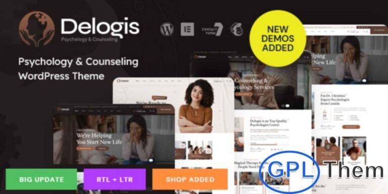 Delogis – Psychology & Counseling WordPress Theme
