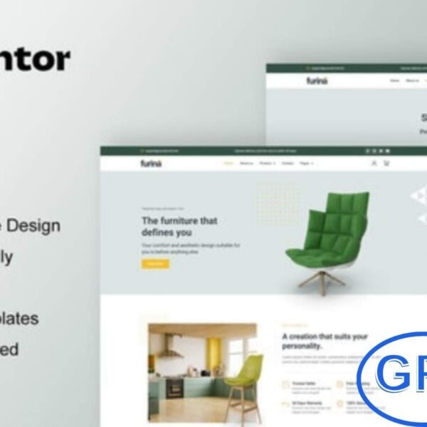 Furina – Furniture Shop WooCommerce Elementor Pro Template Kit Furina is a modern WooCommerce Elementor Pro Template Kit designed for furniture stores, home décor shops, and interior design businesses.
