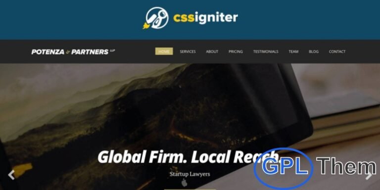 CSSIgniter – Potenza Ignition WordPress Theme