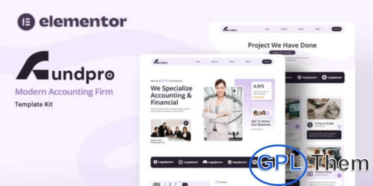 Fundpro – Modern Accounting Firm Elementor Template Kit Fundpro is a professional Elementor Template Kit designed for accounting firms, financial advisors, and bookkeeping services. Perfect for creating a modern and polished website, it allows you to showcase your services, team, and client solutions with ease.