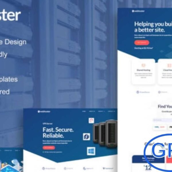 WebHoster – Web Hosting Service Elementor Template Kit WebHoster is a professional Elementor Template Kit designed specifically for web hosting businesses and related services. With its modern layout and clean design, this kit makes it easy to create a high-performing hosting website without coding.