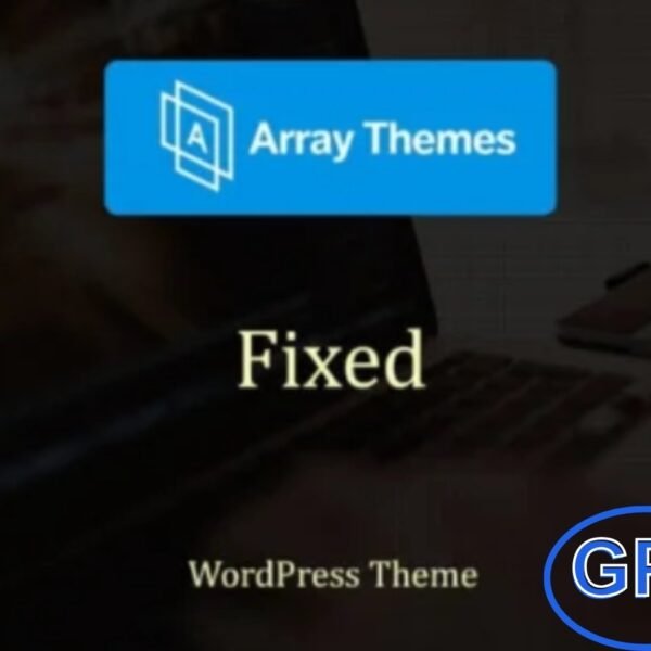 Fixed – Blogging & Writing WordPress Theme by Array Themes Fixed by Array Themes is a clean and modern WordPress theme designed to showcase your writing with style. Featuring bold typography, expressive featured images, and generous white space, it creates a visually striking platform that keeps the focus on your content.
