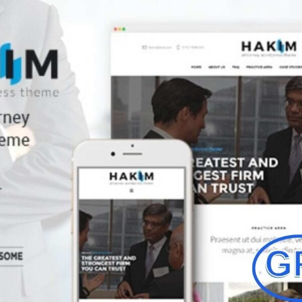 Hakim – Attorney & Lawyer WordPress Theme Hakim is a modern and professional WordPress theme designed for attorneys, lawyers, law firms, and corporate legal websites. It comes packed with essential features for legal professionals, including Practice Areas, Case Studies, Lawyer Profiles, FAQs, Testimonials, and a blog.