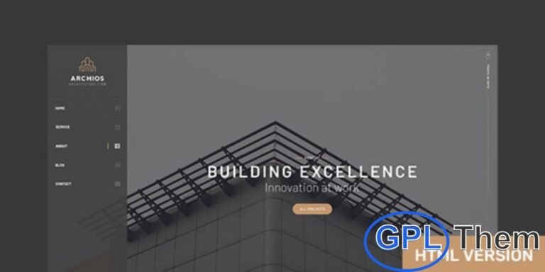 Archios – One Pager Architecture WP Theme