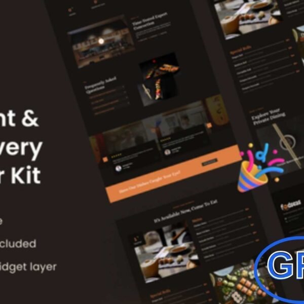 Foodseas – Japanese Restaurant Elementor Template Kit Foodseas is a modern Elementor Template Kit designed for Japanese restaurants, sushi bars, and dining establishments. Perfect for creating a professional and visually appealing restaurant website, it allows you to showcase menus, reservations, services, and chef specialties effortlessly.
