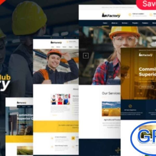 Factory HUB – Industrial Business WordPress Theme