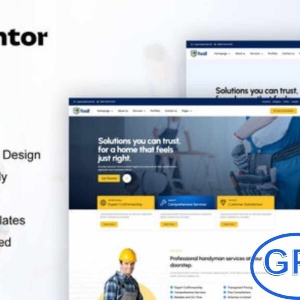 FixAll – Handyman & Repair Service Elementor Pro Template Kit FixAll is a modern Elementor Pro Template Kit designed for handyman, repair, and home maintenance service websites. Perfect for businesses offering plumbing, electrical work, carpentry, and general repair services, it helps you showcase your services professionally.