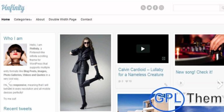 CSSIgniter – Pinfinity WordPress Theme