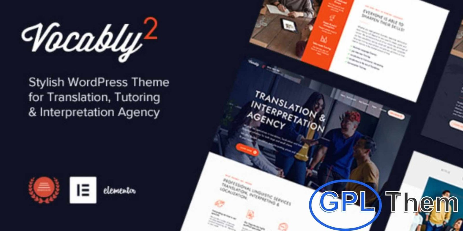 Vocably – Translation, Interpretation Agency Theme Vocably – Translation, Interpretation Agency Theme