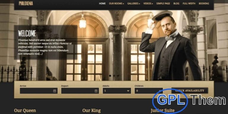 CSSIgniter – Philoxenia WordPress Theme Download the CSSIgniter Philoxenia WordPress Theme, a beautifully designed theme created for hotels, resorts, and vacation rentals. With its elegant layout and booking-friendly features, Philoxenia makes it easy to showcase rooms, amenities, photo galleries, and special offers.