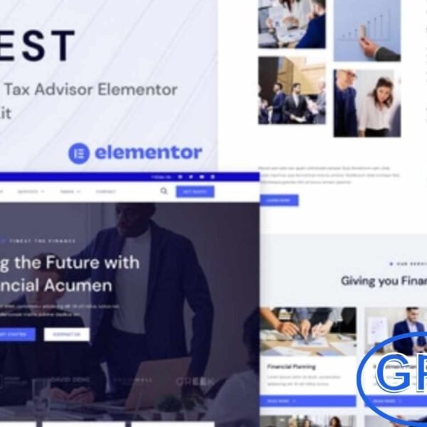 Finest – Financial & Tax Advisor Elementor Template Kit Finest is a modern Elementor Template Kit designed for financial advisors, tax consultants, investment planners, and wealth management professionals.