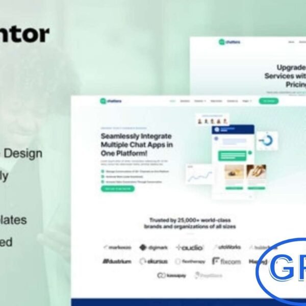 Chattera – SaaS & Chat Service Company Elementor Template Kit Chattera is a modern Elementor Template Kit designed for SaaS platforms, chat service companies, and technology businesses.