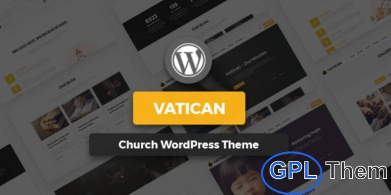 Vatican – Church WordPress Theme Vatican is a modern and responsive WordPress theme crafted for churches, mosques, temples, and other religious institutions. It is also an ideal choice for donation platforms, charity organizations, and fundraising websites.