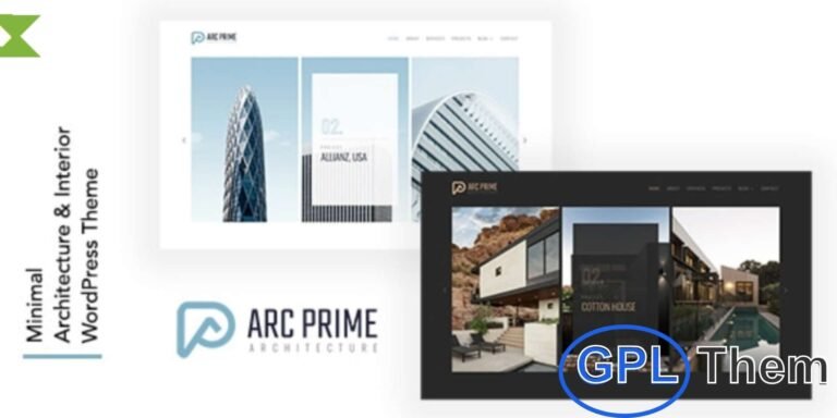 Arc Prime – Architecture & Interior WordPress Theme Arc Prime is a modern and minimalist WordPress theme designed for architecture firms, interior design studios, construction companies, and furniture businesses. With its clean and professional design, this theme provides an elegant way to showcase projects, portfolios, and services.