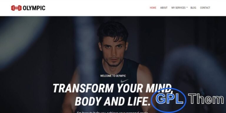 CSSIgniter – Olympic WordPress Theme Download the CSSIgniter Olympic WordPress Theme, a modern and stylish theme designed for gyms, fitness centers, personal trainers, and wellness studios. With its clean layout and fitness-focused features, Olympic allows you to showcase classes, schedules, trainers, and membership packages in a professional way.