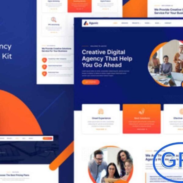 Aguvic – Creative Digital Agency Elementor Template Kit Aguvic is a modern Elementor Template Kit designed for creative digital agencies, marketing firms, web development companies, and SEO service providers. With its clean and professional design, it helps you showcase services, portfolios, and client projects with ease.