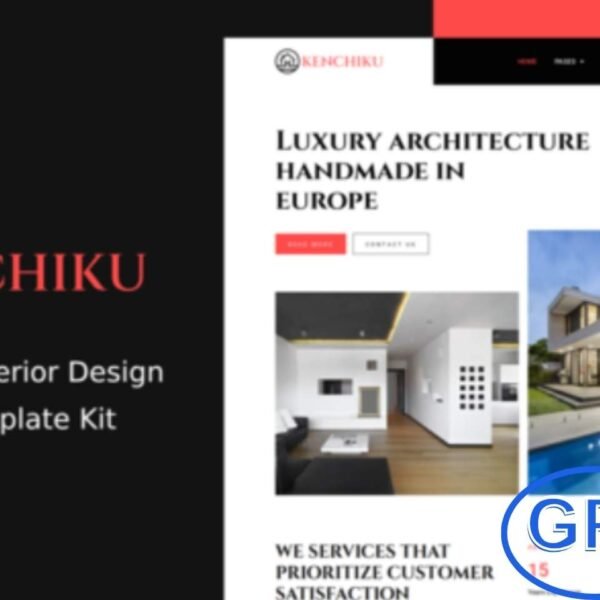 Kenchiku – Architecture & Interior Design Elementor Template Kit Kenchiku is a modern Elementor Template Kit designed for architecture and interior design studios, professionals, and agencies. Featuring a contemporary and visually appealing design, it allows you to showcase projects, services, and portfolios effectively.