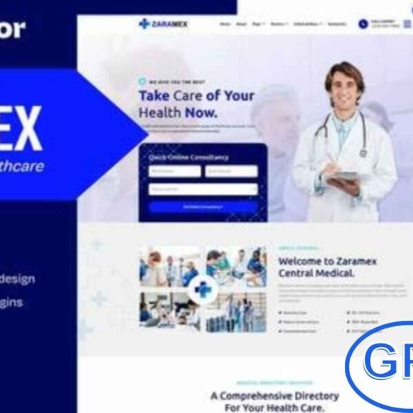 Zaramex – Doctor, Medical & Healthcare Elementor Template Kit Zaramex is a professional Elementor Template Kit designed for doctors, medical clinics, hospitals, and healthcare service providers. With its clean and modern design, it offers the perfect solution for creating a trustworthy and patient-focused medical website.