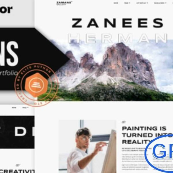 Zamans – Personal Painting Portfolio Elementor Pro Template Kit Zamans is a modern Elementor Pro Template Kit designed for painters, artists, and creative professionals. Perfect for showcasing personal portfolios, painting collections, and art services, it offers a clean and visually unique design.