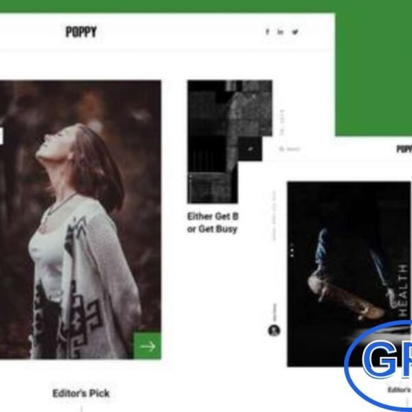 Poppy – Blog & Magazine Elementor Pro Template Kit Poppy is a modern Elementor Pro Template Kit designed for bloggers, online magazines, and content creators. Featuring a clean, balanced, and professional layout, it helps you showcase articles, stories, and posts effectively.