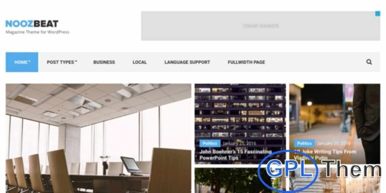CSSIgniter – Noozbeat WordPress Theme