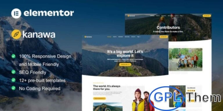 Kanawa – Modern Travel Blog Elementor Template Kit Kanawa is a stylish Elementor Template Kit crafted for travel blogs, magazines, and destination review websites. Featuring a clean and modern layout, it’s perfect for blogs, news portals, tutorials, or lifestyle articles.