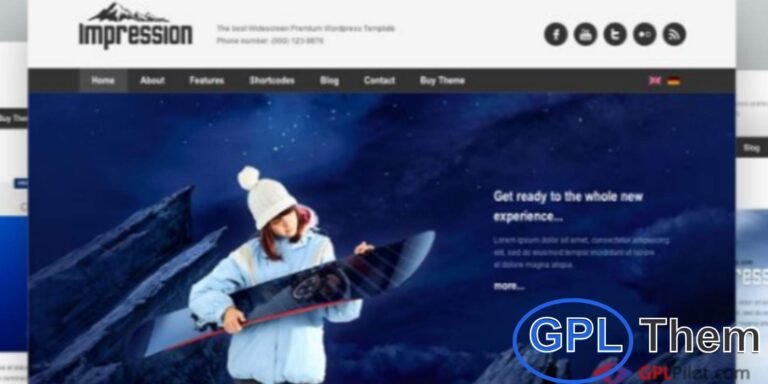 AIT – Impression WordPress Theme AIT Impression WordPress Theme is a stylish and responsive theme designed for creative professionals, agencies, and businesses. With its modern layout and customizable features, it allows you to showcase portfolios, services, and projects in a visually appealing way.