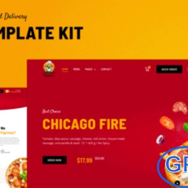Pipirima – Pizza & Food Delivery Elementor Template Kit Pipirima is a modern Elementor Template Kit designed for pizza shops, restaurants, and food delivery services. Featuring clean, professional, and fully responsive layouts, it makes creating an online ordering and delivery website easy and efficient.