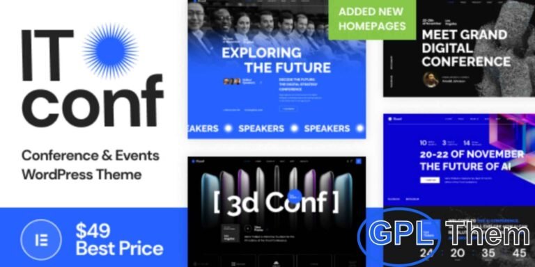 ITconf – Conference & Events WordPress Theme