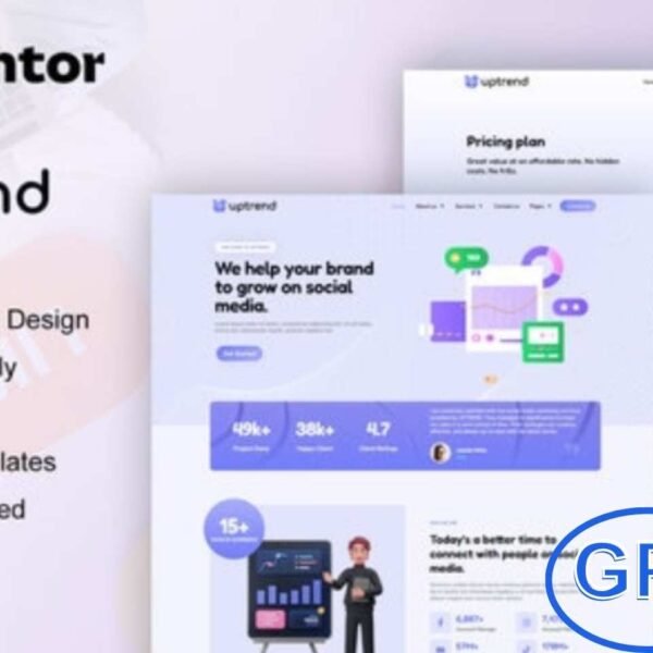 UpTrend – Social Media Marketing Agency Elementor Template Kit UpTrend is a modern Elementor Template Kit designed for building professional websites for social media marketing agencies and digital businesses. With 12+ pre-built templates, it offers a stylish and creative layout tailored for agencies looking to grow their online presence.