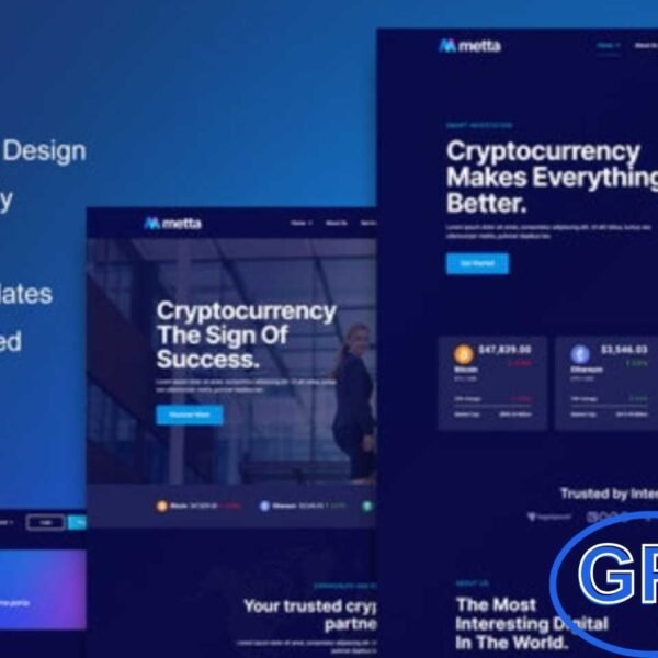 Metta – Cryptocurrency, Blockchain & Bitcoin Elementor Template Kit Metta is a modern Elementor Template Kit designed for cryptocurrency, blockchain, bitcoin, and fintech websites. It’s also ideal for technology startups, IT services, and digital businesses.