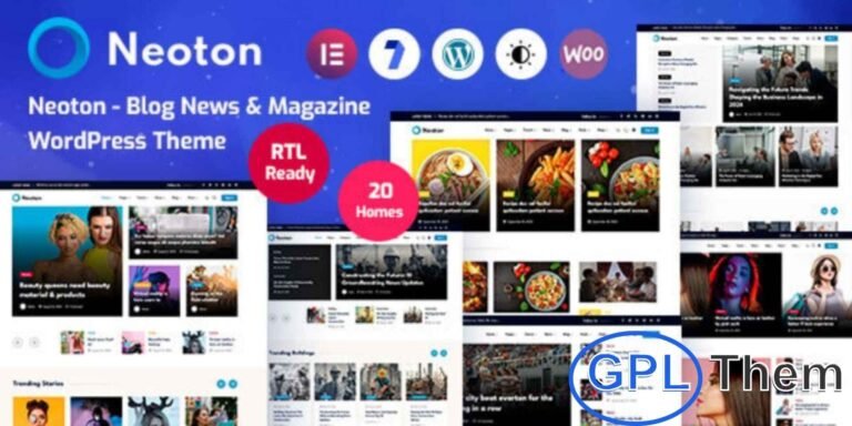 Neoton – News Magazine WordPress Theme