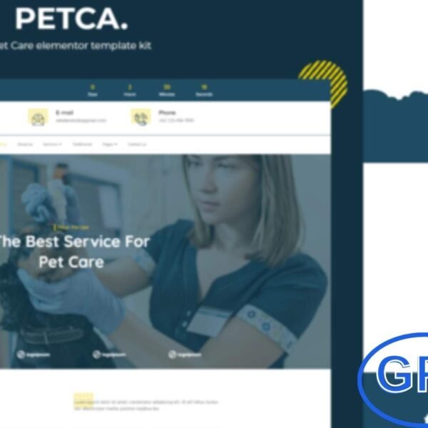 Petca – Pet Care Elementor Template Kit Petca is a modern Elementor Template Kit designed for pet care businesses, including pet services, grooming, and boarding. Optimized for the free Hello Elementor theme and compatible with most Elementor-ready themes, Petca features a fully responsive, unique, and visually appealing design.
