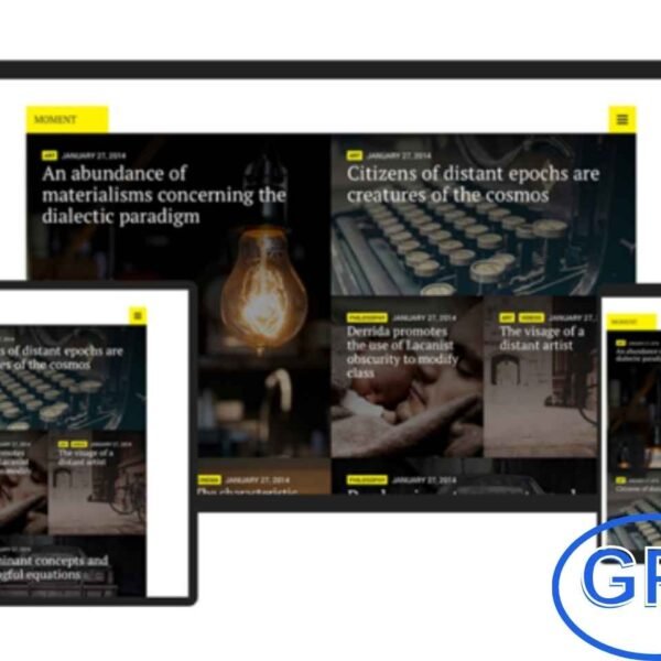 CSSIgniter – Moment WordPress Theme Download the CSSIgniter Moment WordPress Theme, a modern and visually appealing theme designed for photographers, creatives, and portfolio websites. With its clean and minimal layout, Moment allows you to showcase images, galleries, projects, and client work in a professional and engaging way.