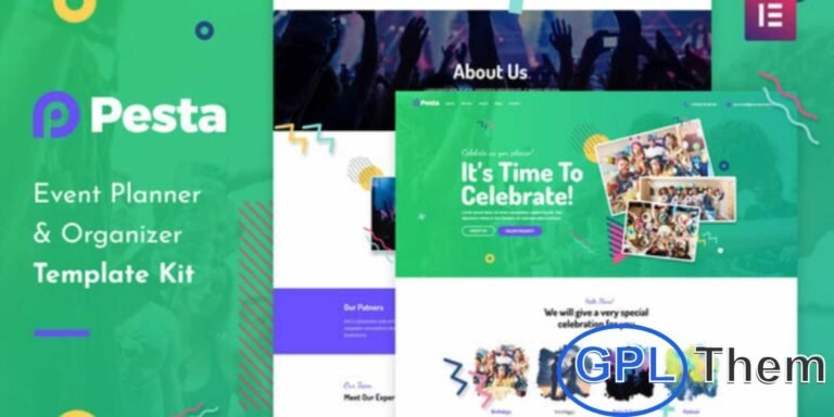 Pesta Kit – Event Planner & Organizer Elementor Template Kit Pesta is a modern Elementor Template Kit designed for event planners, organizers, and event service providers. Featuring fully customizable and beginner-friendly templates, Pesta makes it easy to create a professional and visually appealing website.