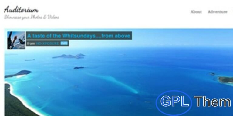 Graph Paper Press Auditorium WordPress Theme