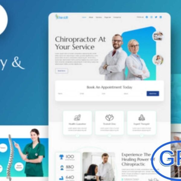 Chirolift – Physiotherapy & Chiropractic Elementor Template Kit Chirolift is a modern Elementor Template Kit designed for physiotherapy and chiropractic clinics. With its clean, responsive layout, you can easily create a professional WordPress website using Elementor.