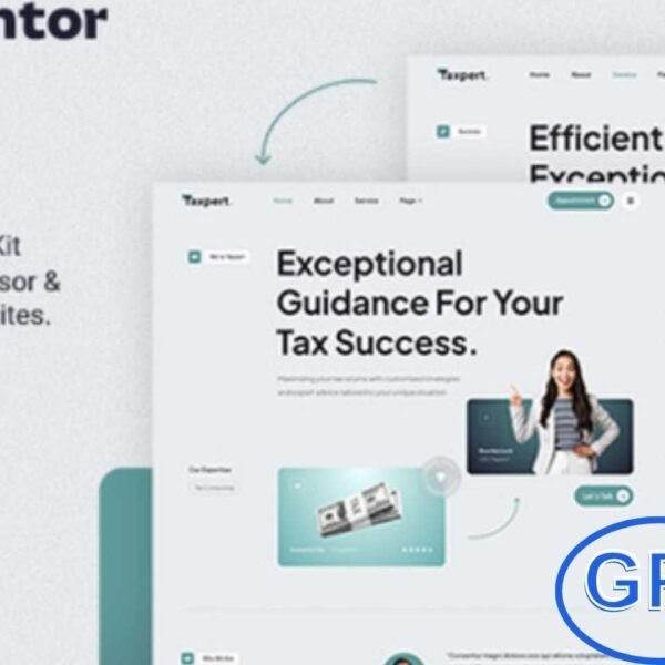 Taxpert – Tax Advisor & Consulting Elementor Template Kit Taxpert is a modern Elementor Template Kit designed for tax advisors, consultants, and accounting professionals. Perfect for showcasing expertise in tax planning, bookkeeping, financial consulting, and other accounting services, it offers a sleek and professional design.